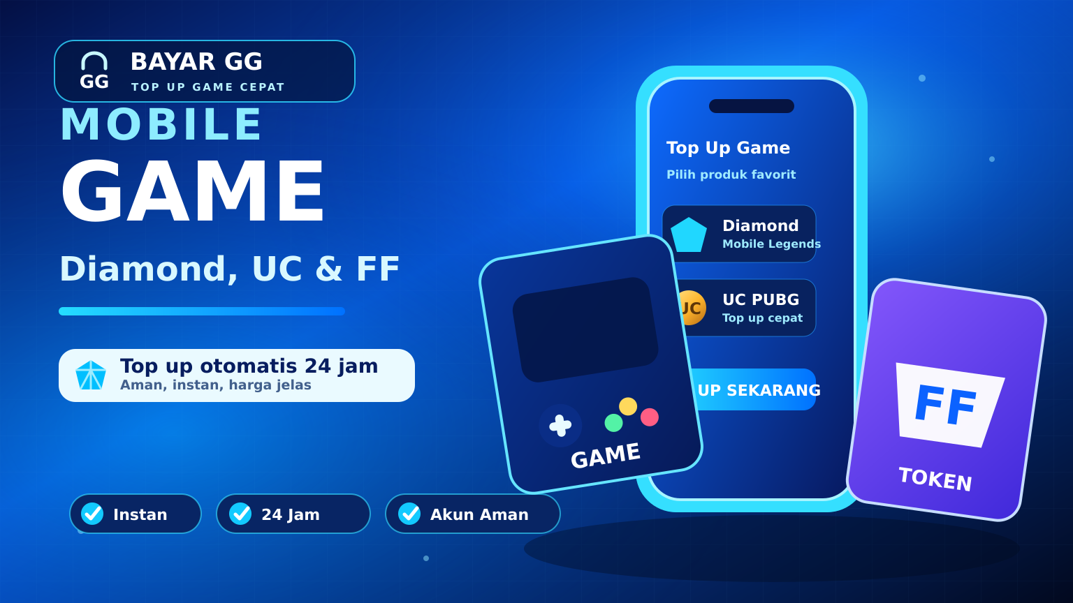 Mobile Game — Top Up Diamond, UC & Free Fire