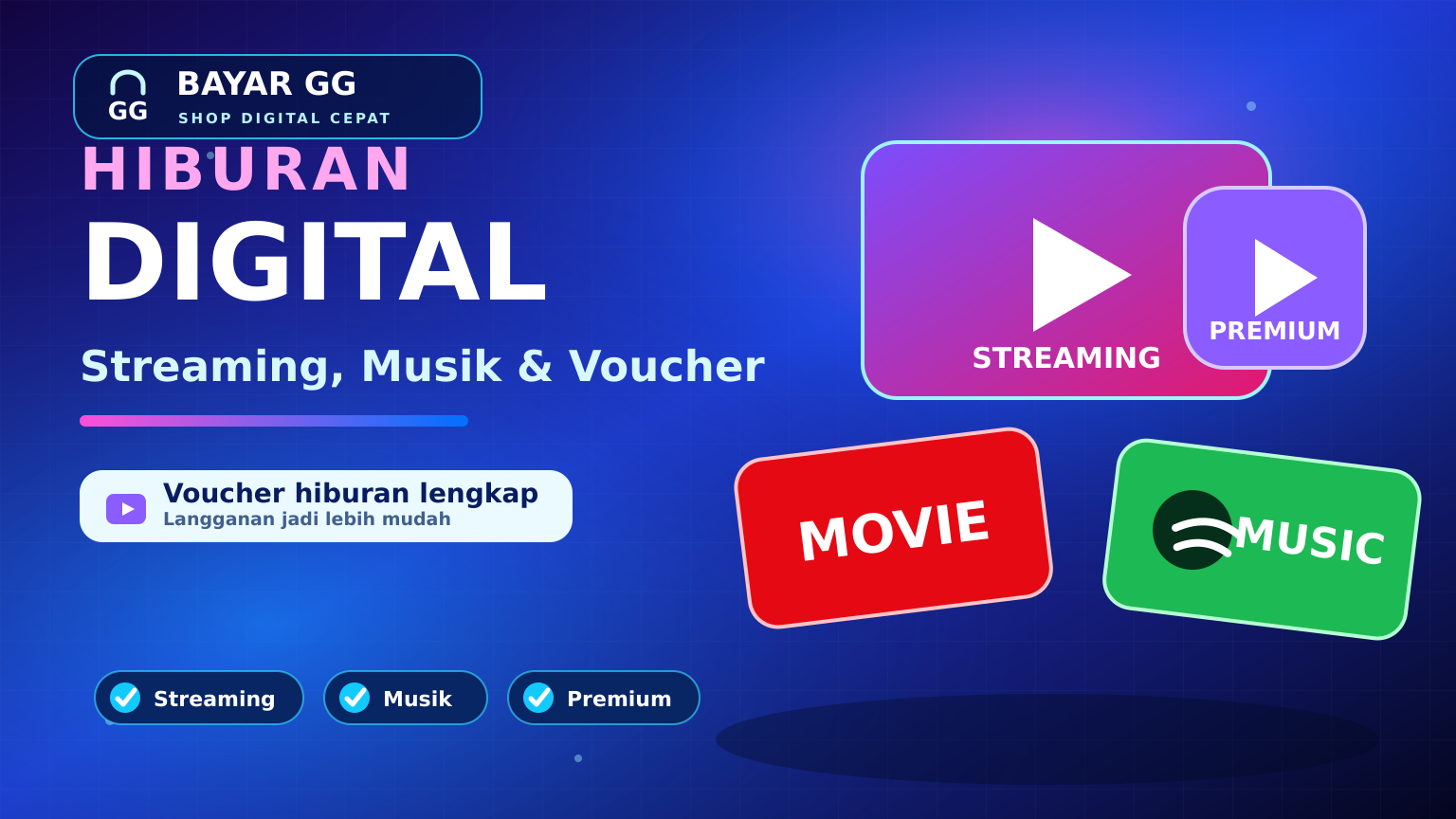 Entertainment — Voucher Streaming & Hiburan Digital